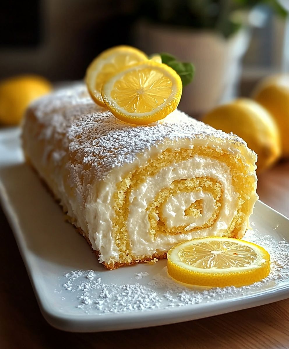 Lemon Roll Cake