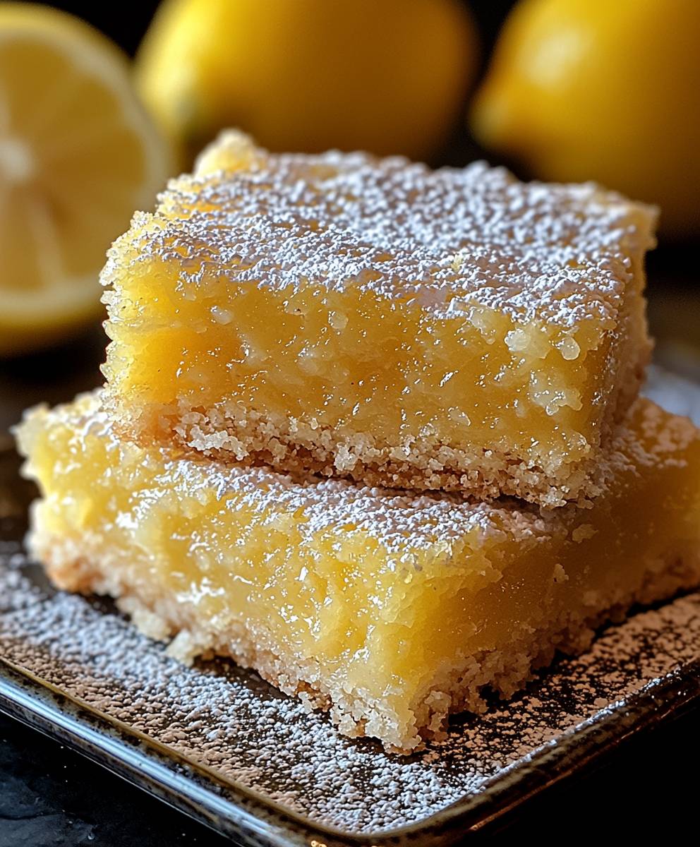 Lemon Cake Bars