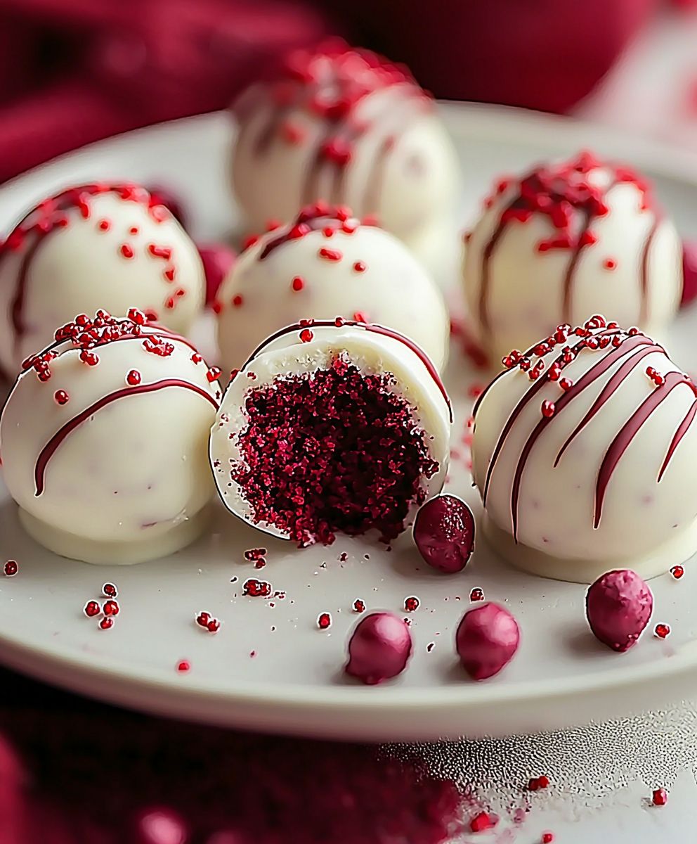 Red Velvet Cake Balls