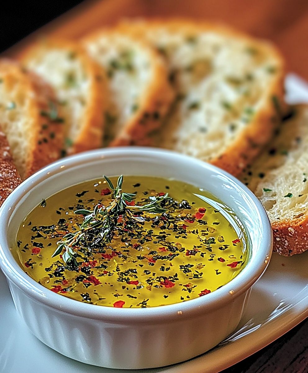 Olive oil bread dip