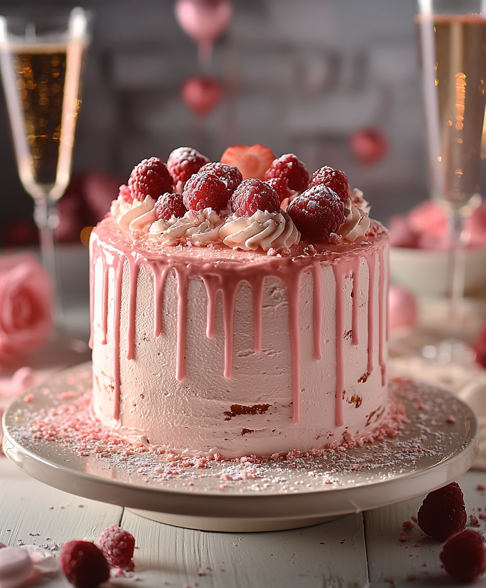 Pink Champagne Cake