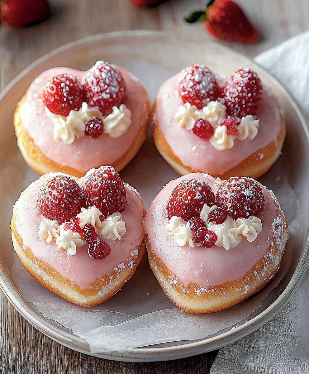 Strawberry Cheesecake Donuts