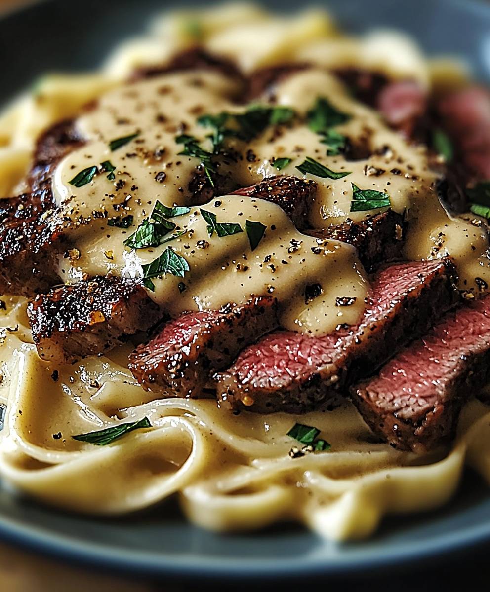 Cajun Steak Alfredo