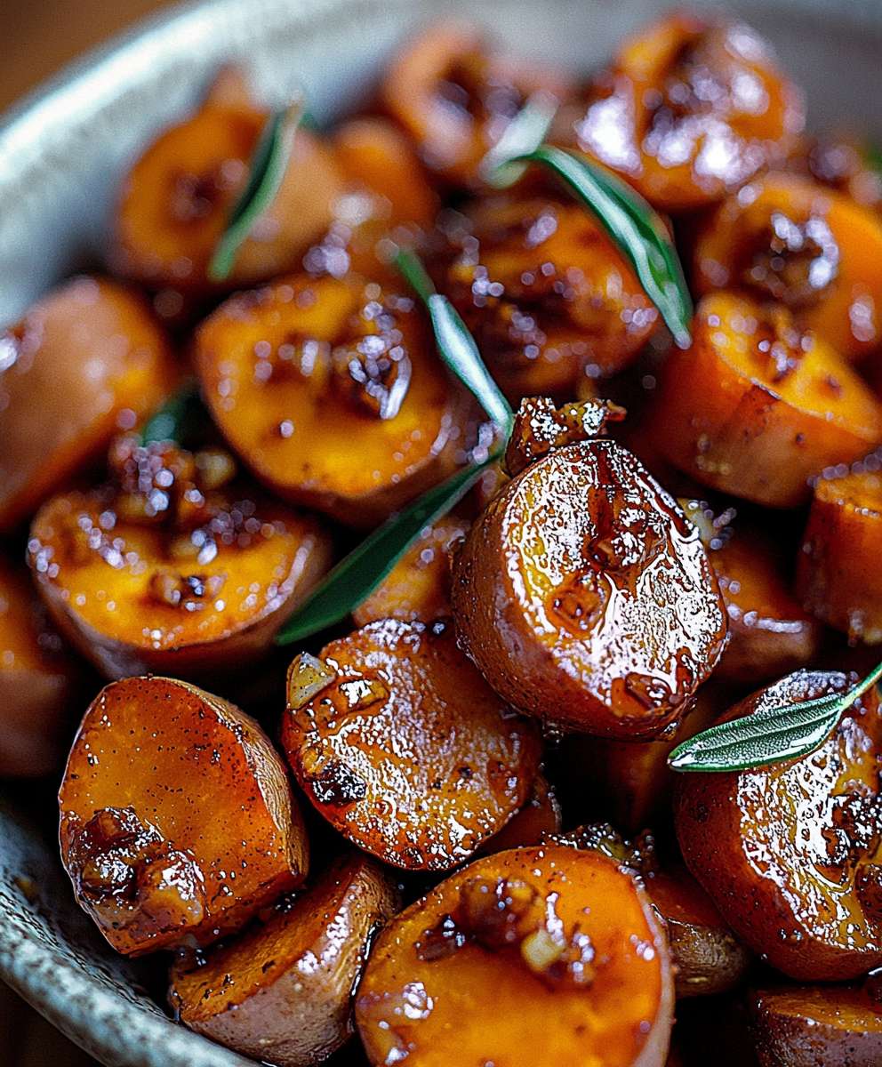 Cinnamon Maple Sweet Potatoes