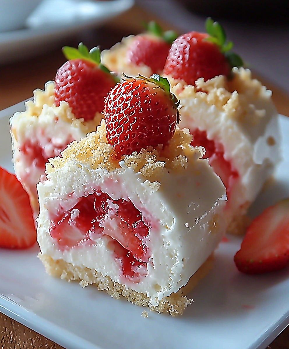 Strawberry Shortcake Cheesecake Rolls