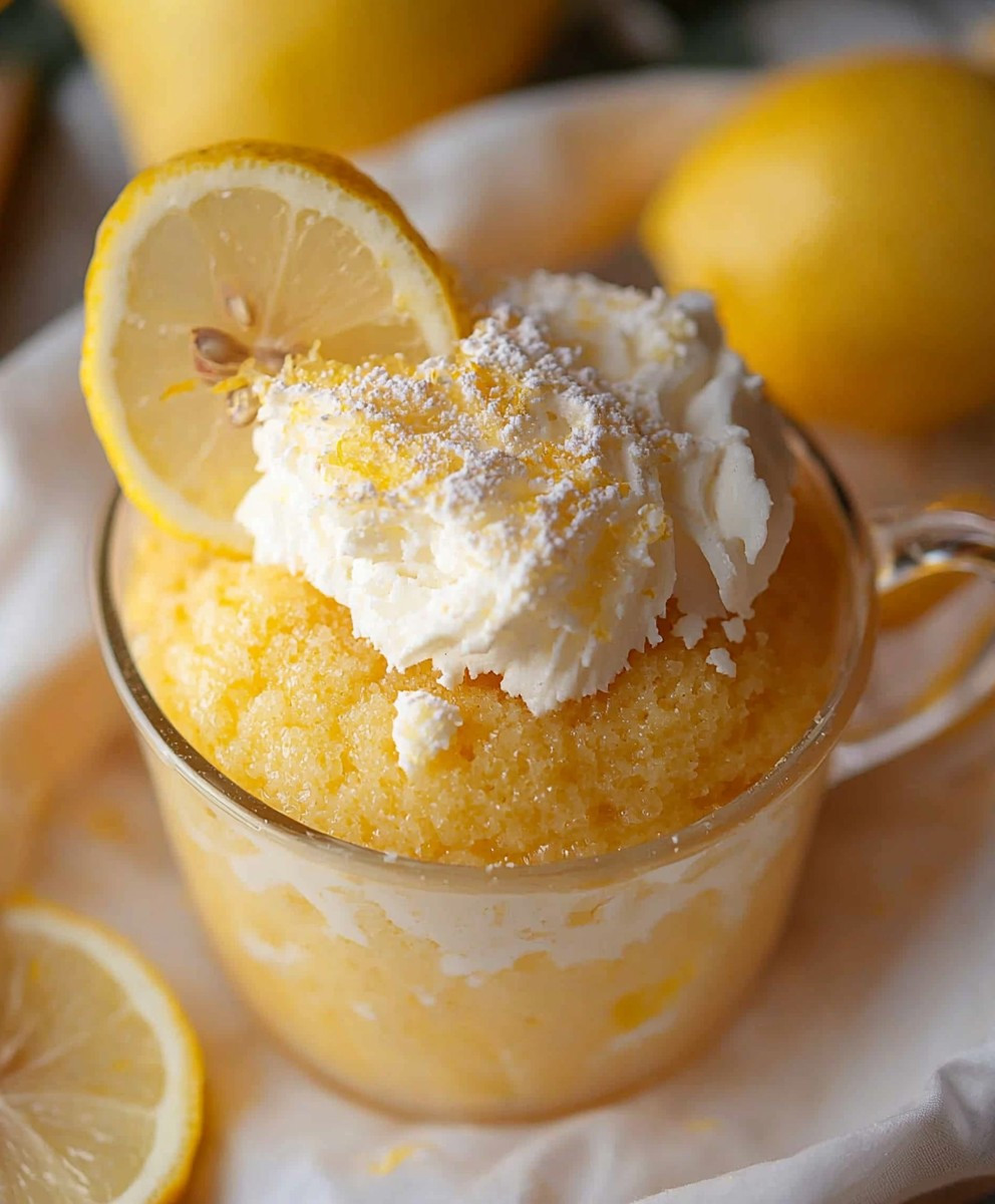 Lemon Mug Cake