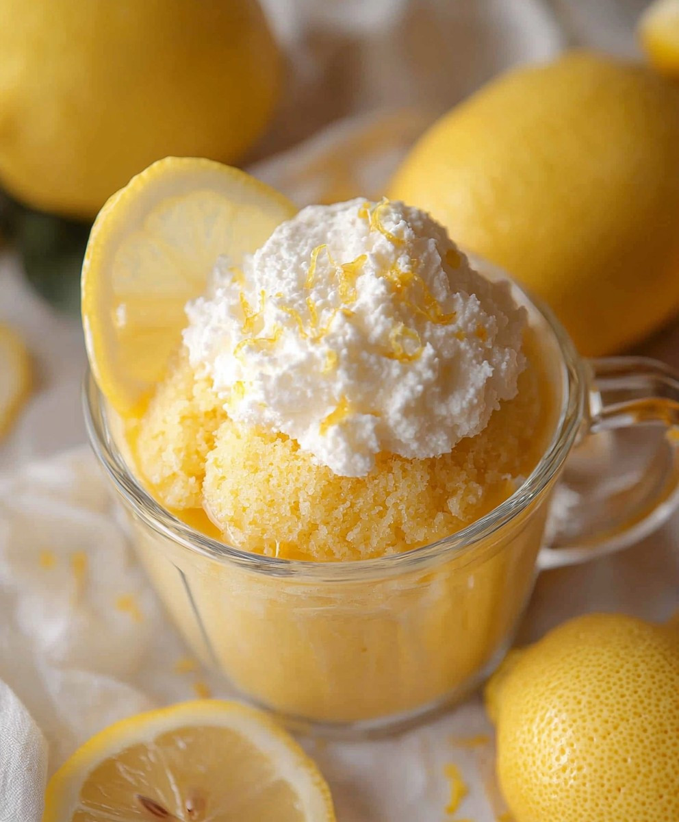 Lemon Mug Cake