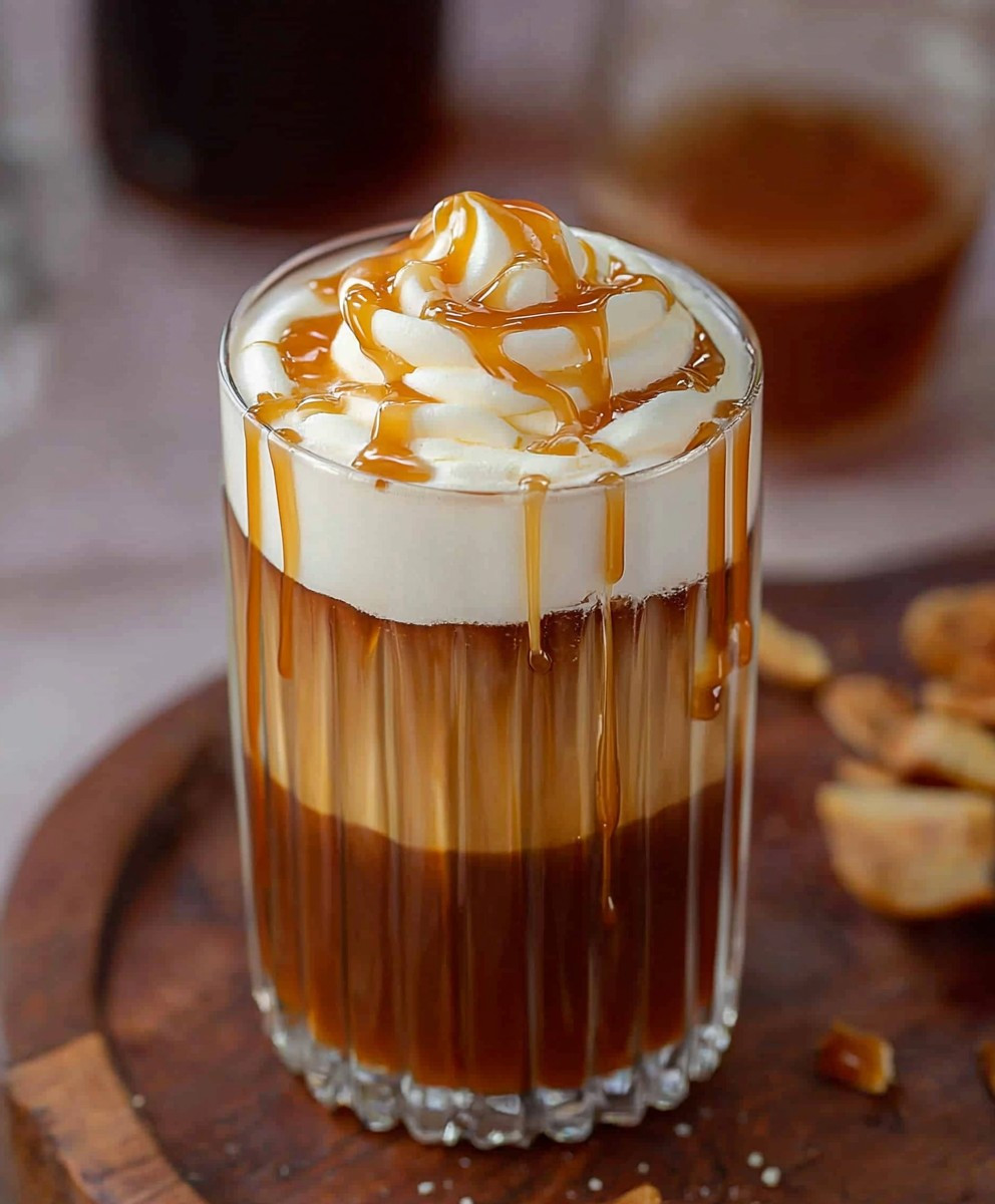 Salted caramel cold brew