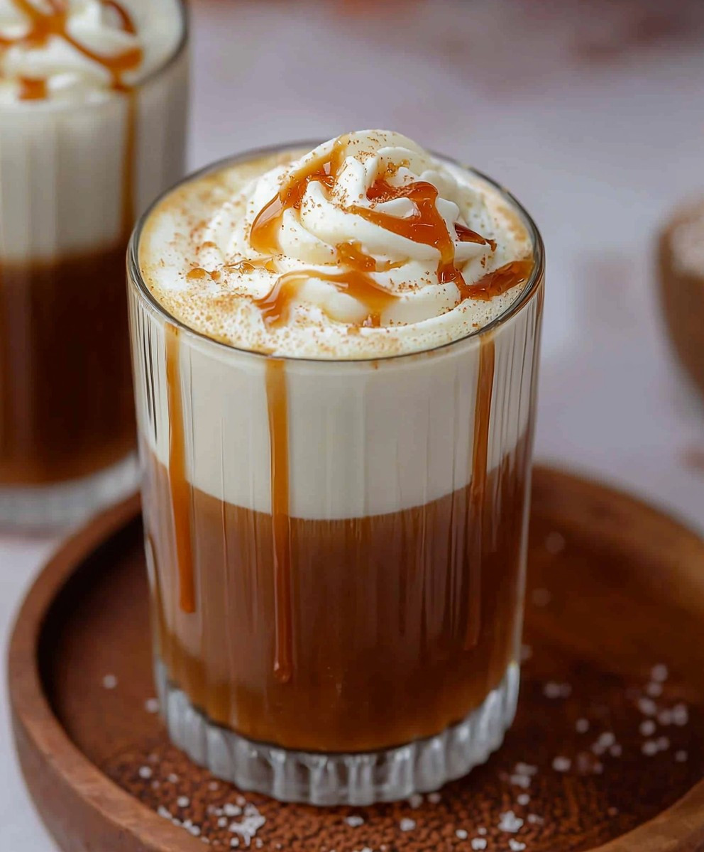 Salted caramel cold brew