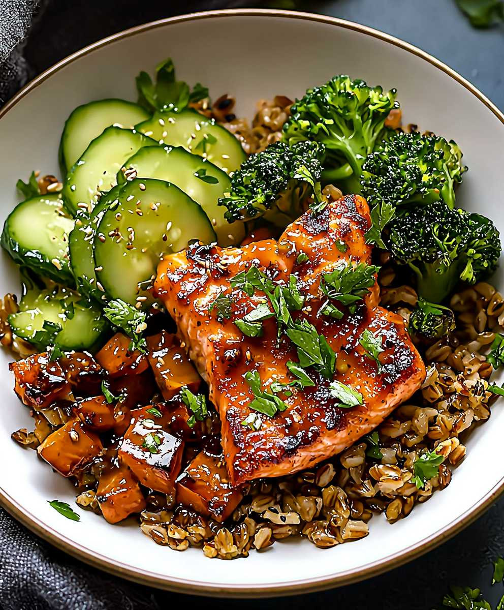 Orange Salmon Bowl