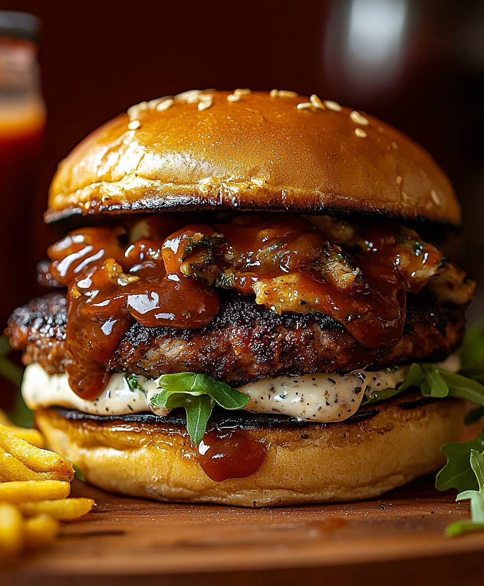 Turkey smash burger
