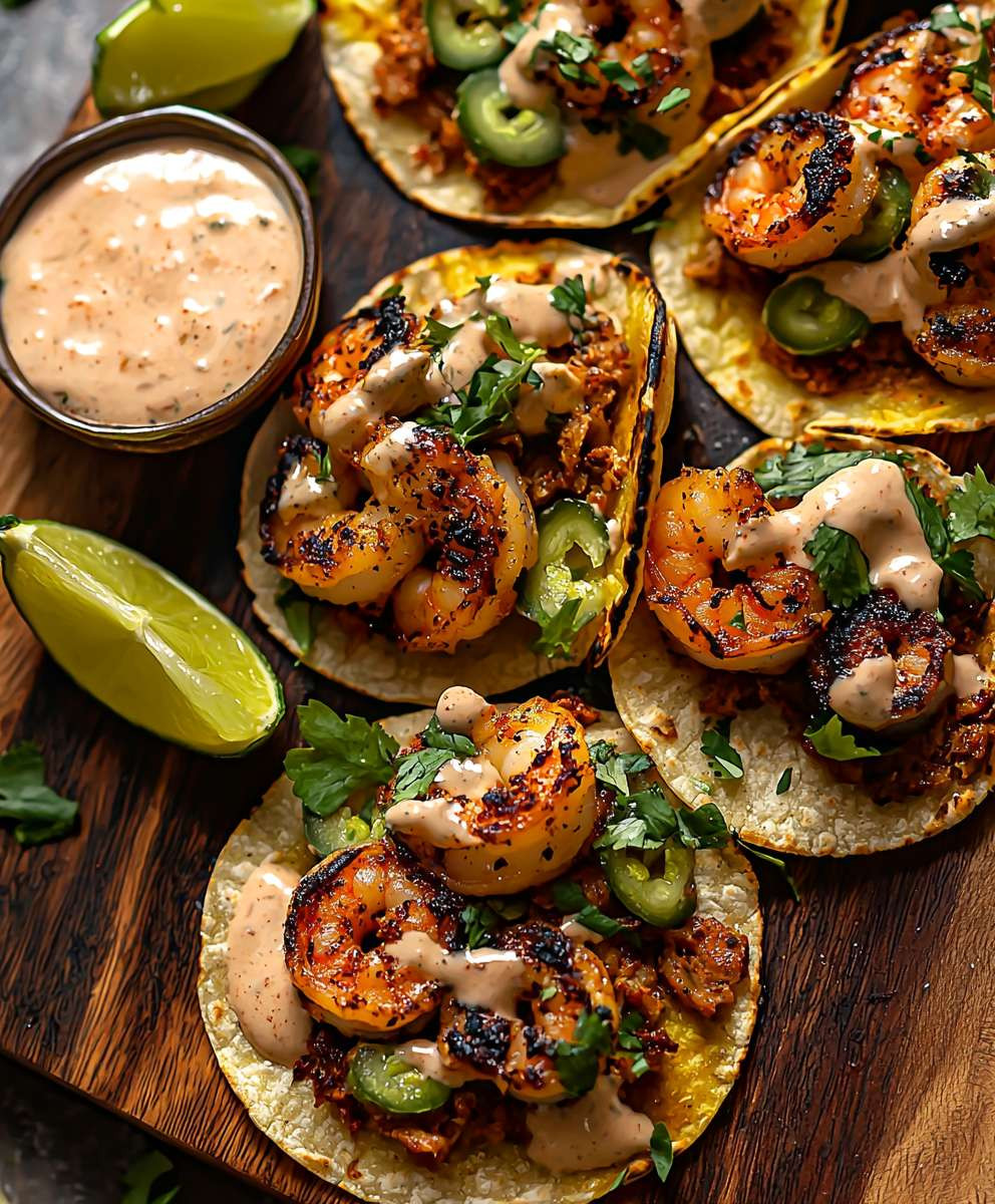 Shrimp street tacos