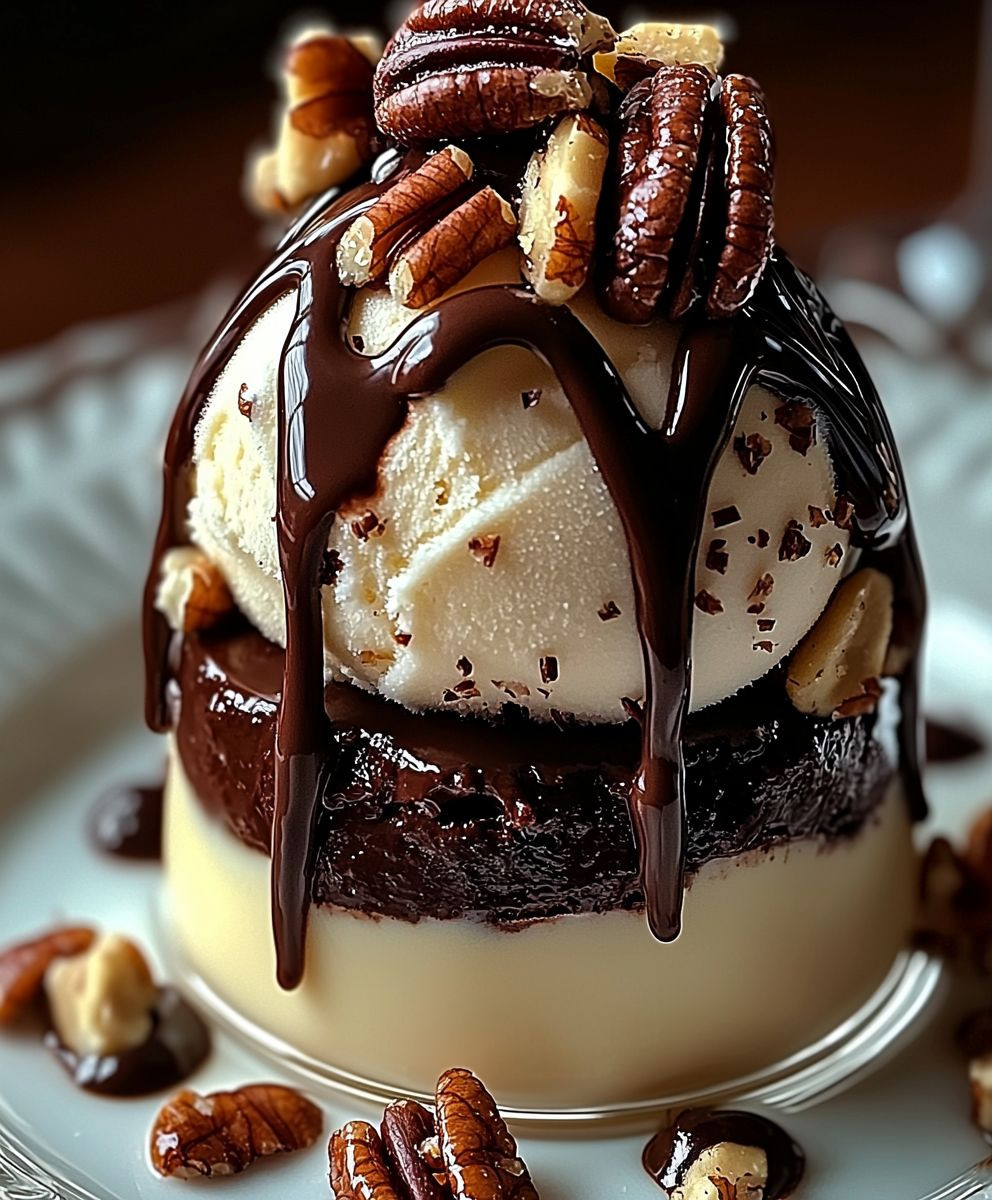 Chocolate Dessert Vanilla Pecan