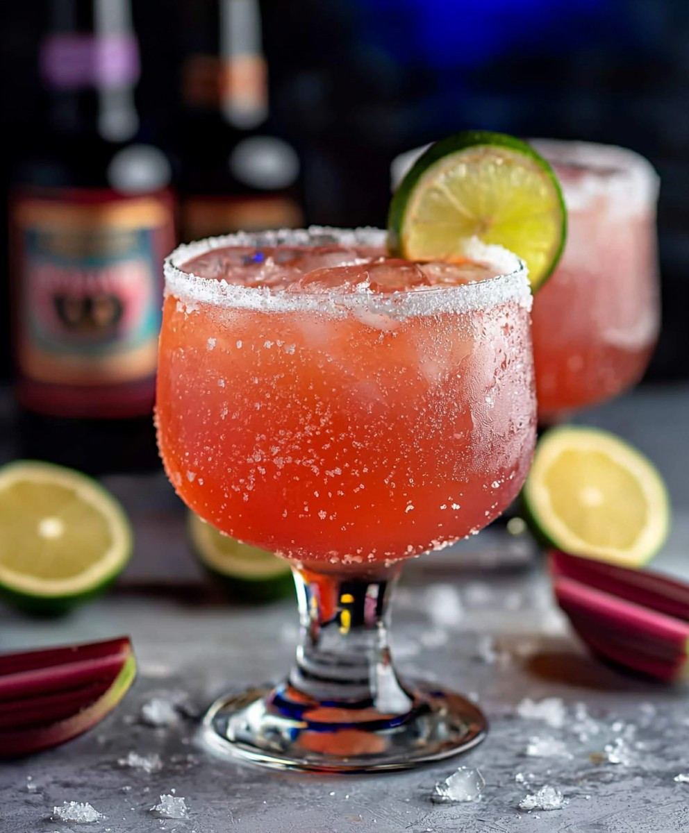 Rhubarb Beer Margaritas