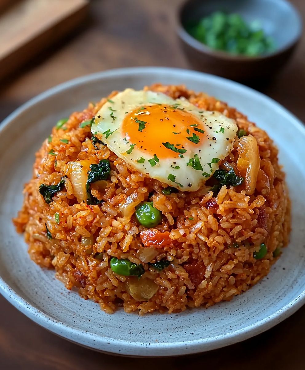 Spam Kimchi Fried Rice