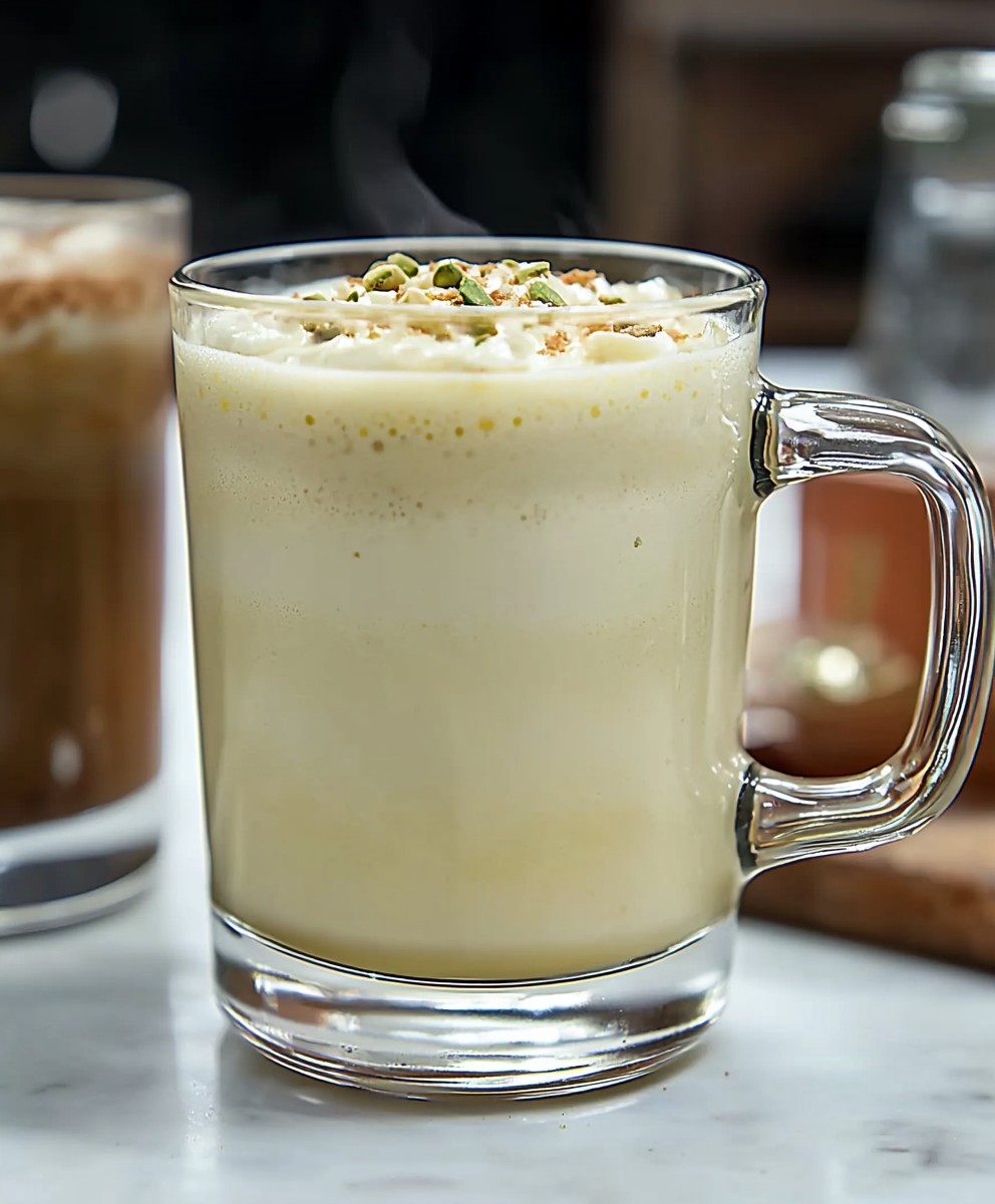 Pistachio White Hot Chocolate