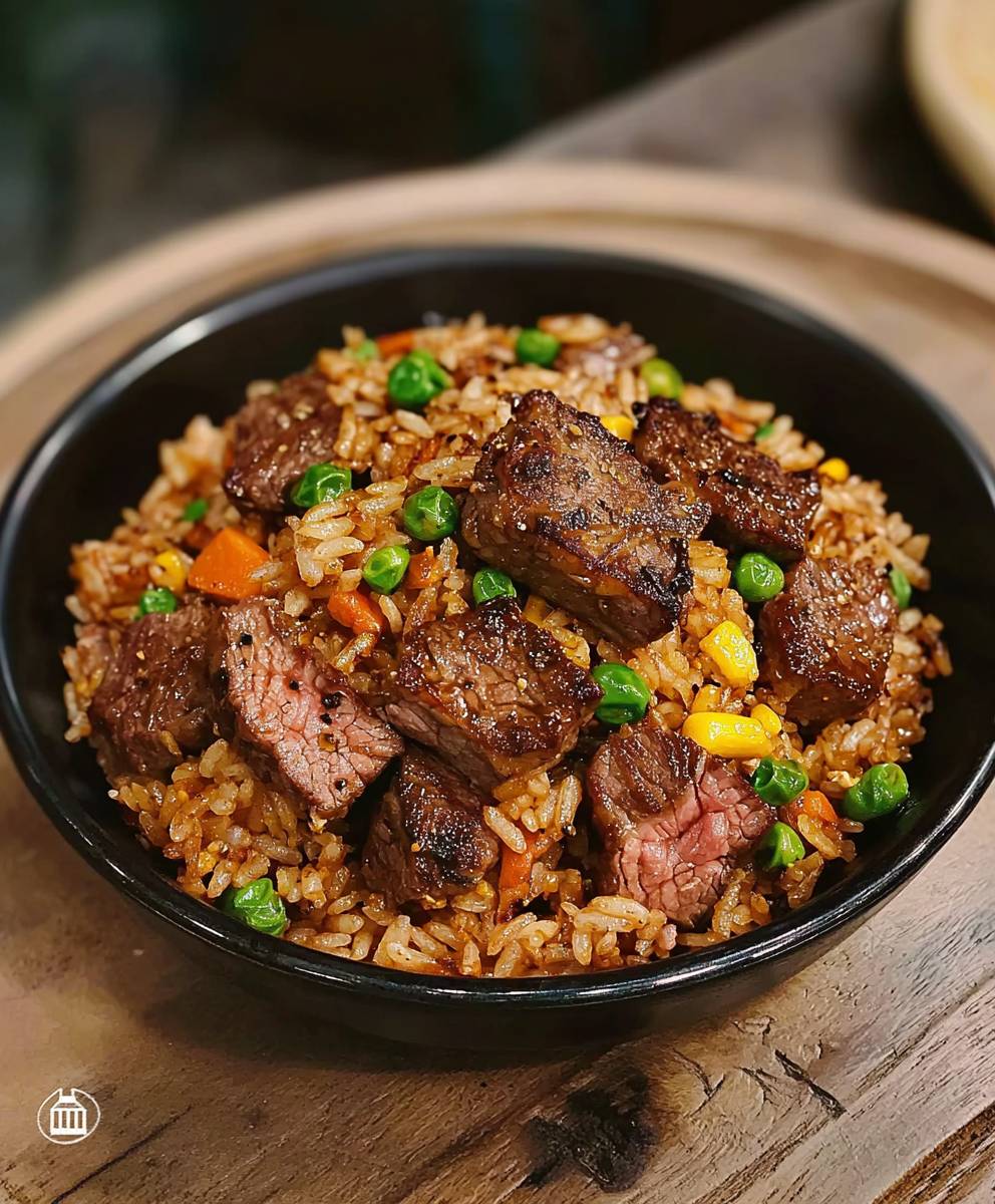 Black Pepper Steak Fried Rice