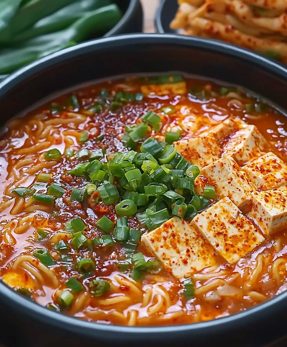 Korean Spicy Tofu Soup