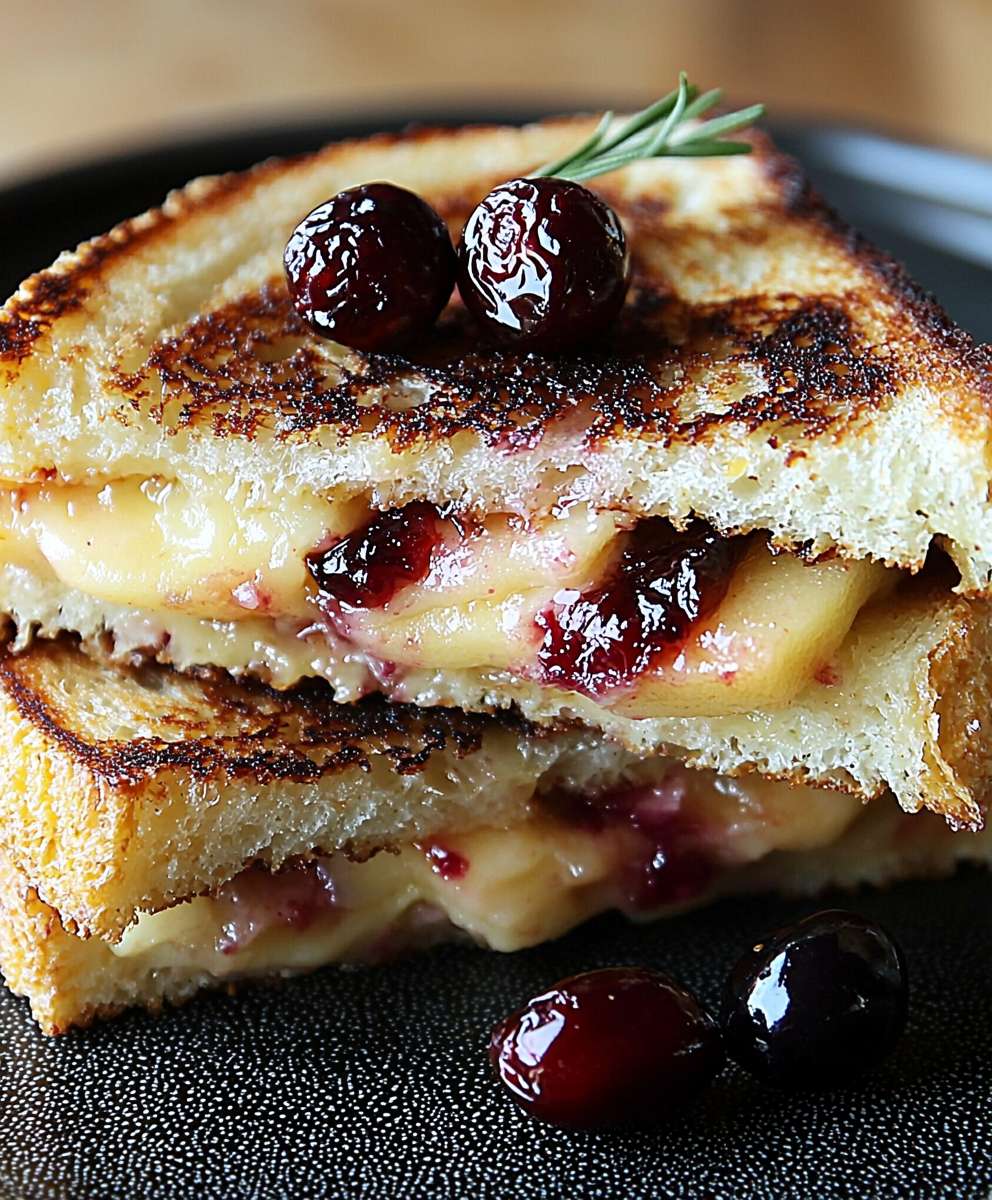 Apple Cranberry Grilled Cheese