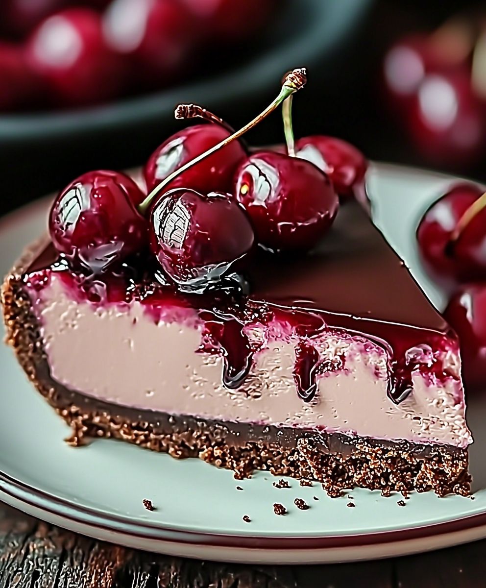 Cherry Chocolate Cheesecake