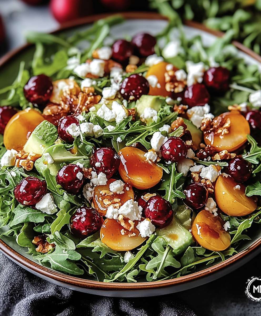 Christmas salad honey mustard