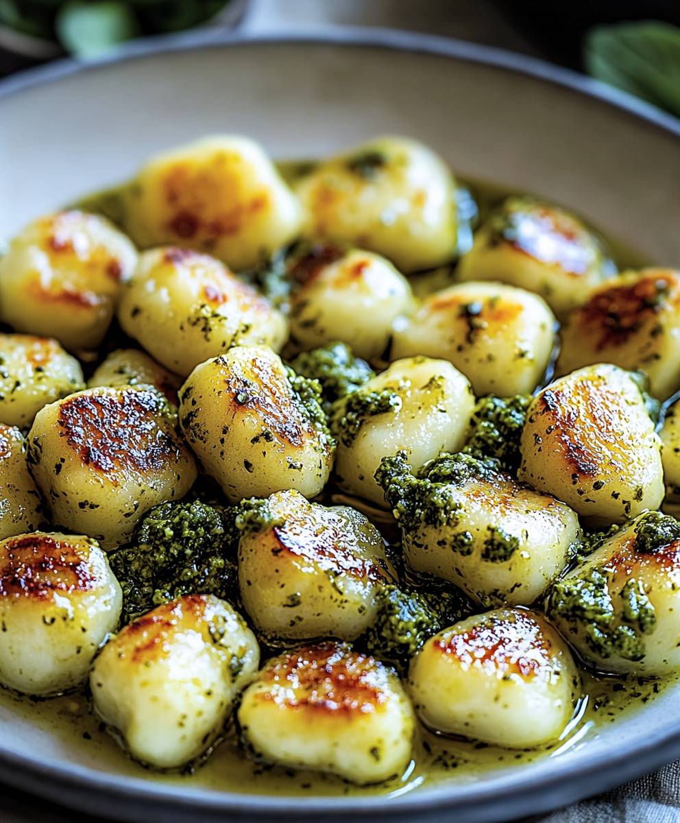Cauliflower Gnocchi Pesto