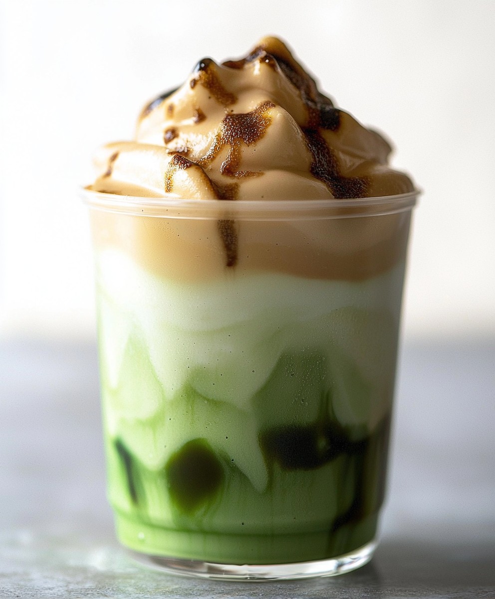 Matcha Dalgona Coffee