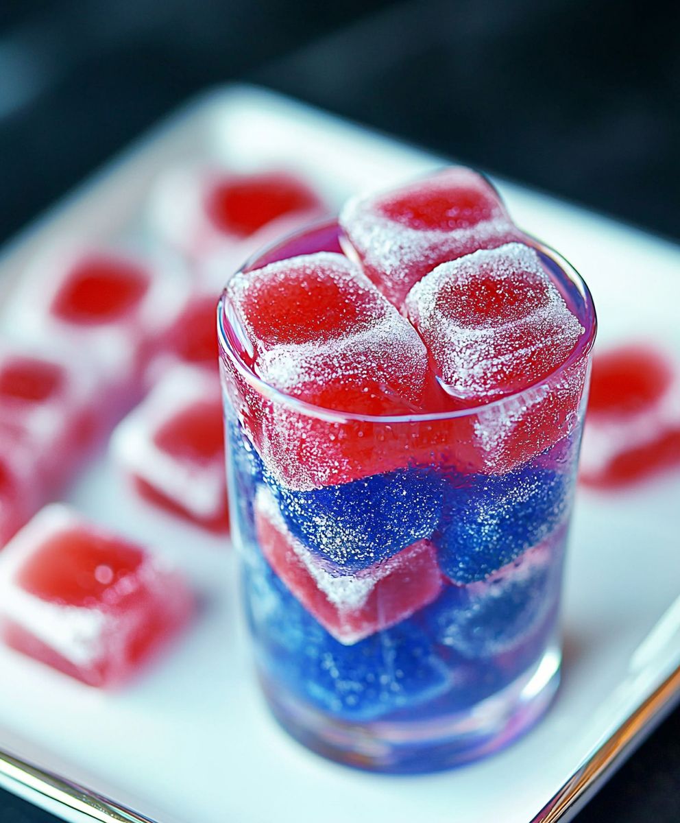 Red White Blue Ice