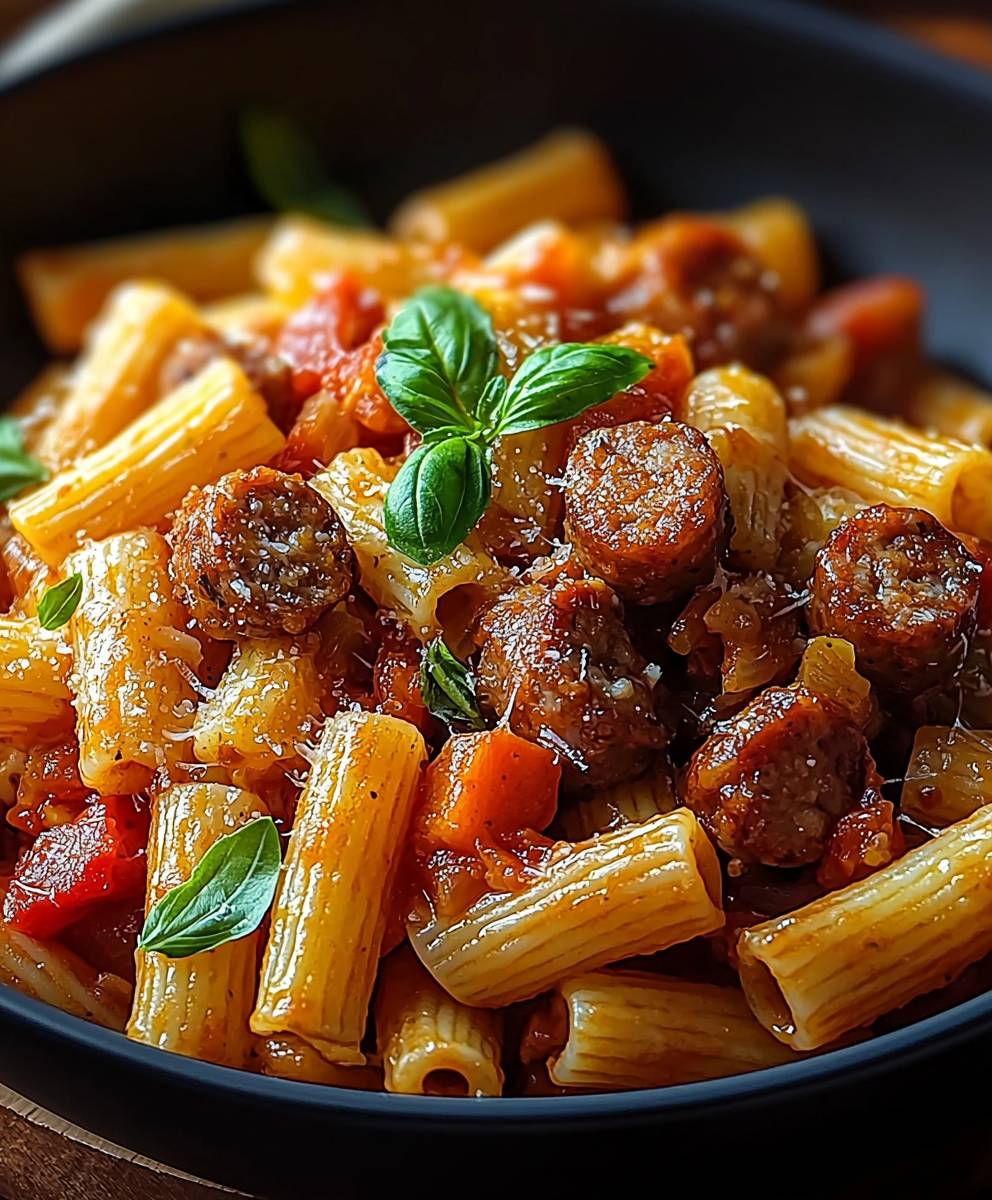 Sausage pepper pasta