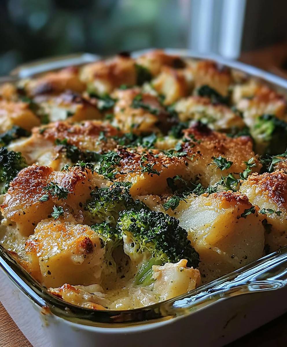 Chicken Broccoli Potato Casserole