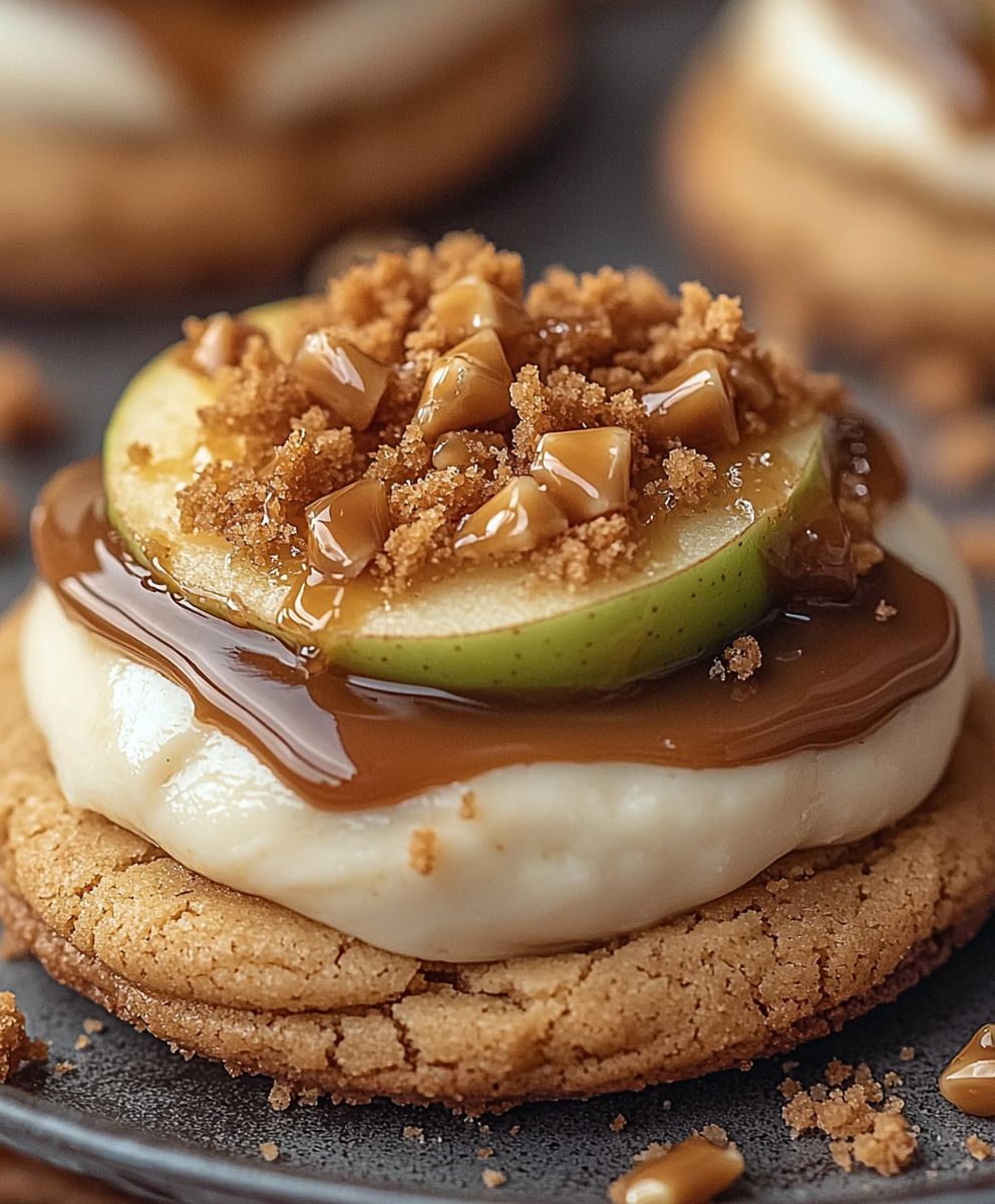 Caramel Apple Cookies Crumbl