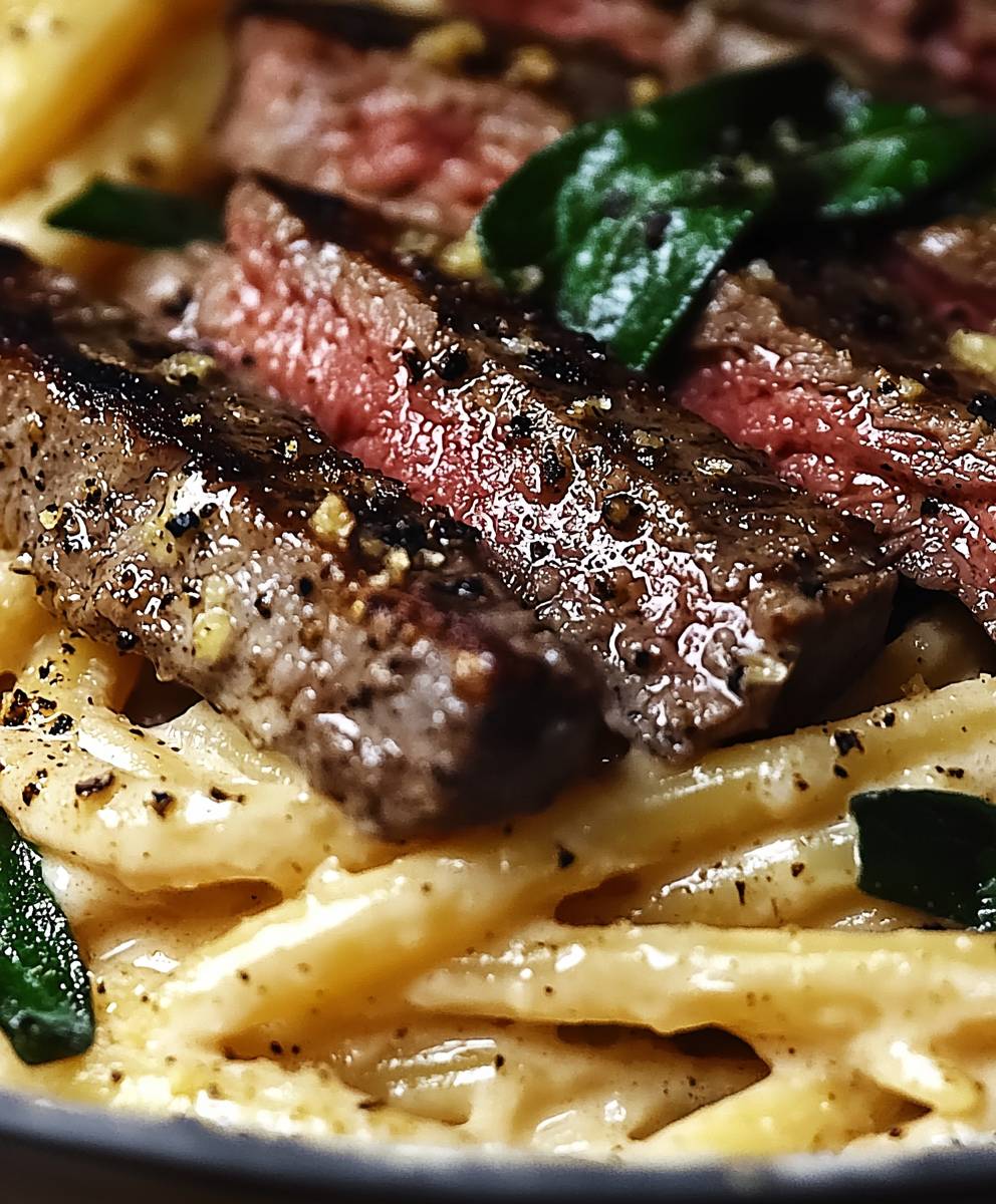 Ranch Steak Mozzarella Pasta
