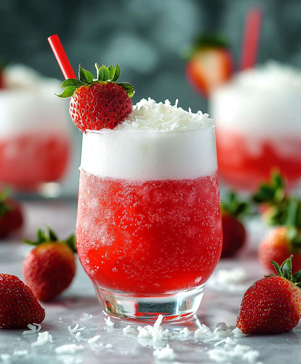 Strawberry Coconut Daiquiri