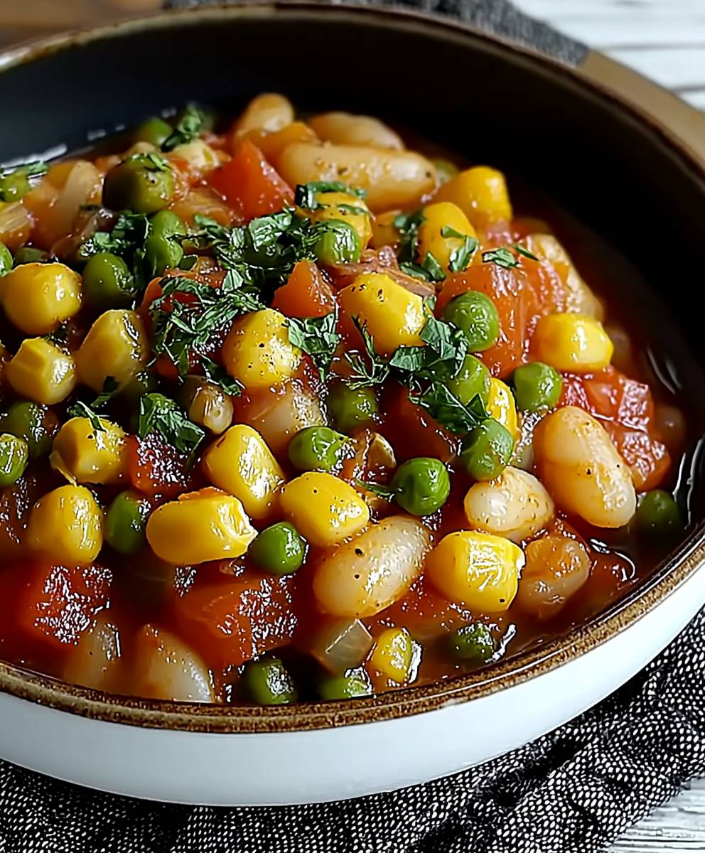 Succotash summer vegetable side dish