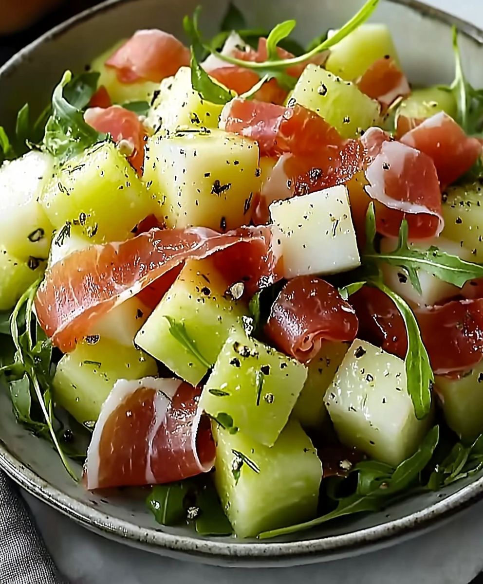 Honeydew Prosciutto Salad