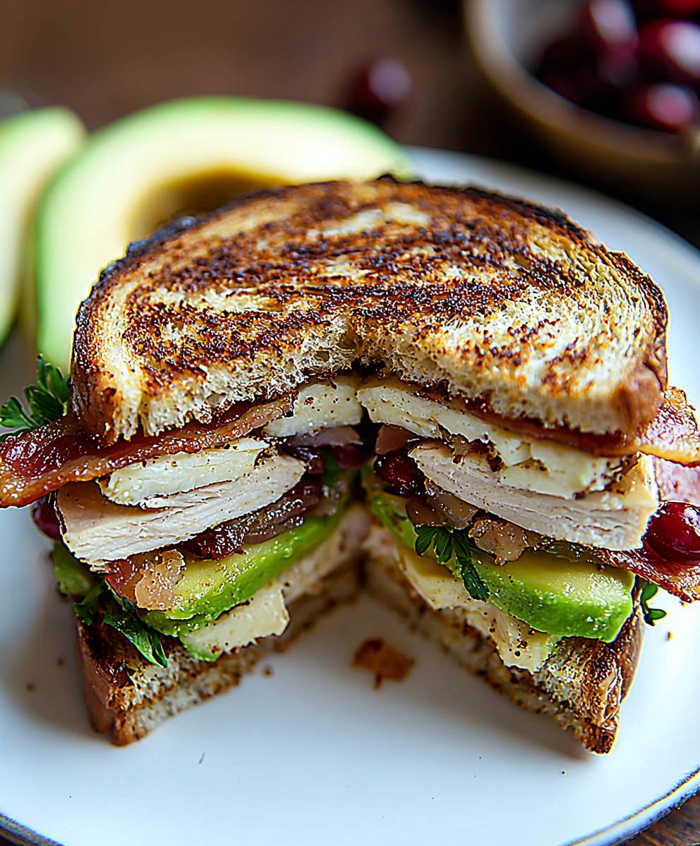 Turkey Cranberry Brie Sandwich