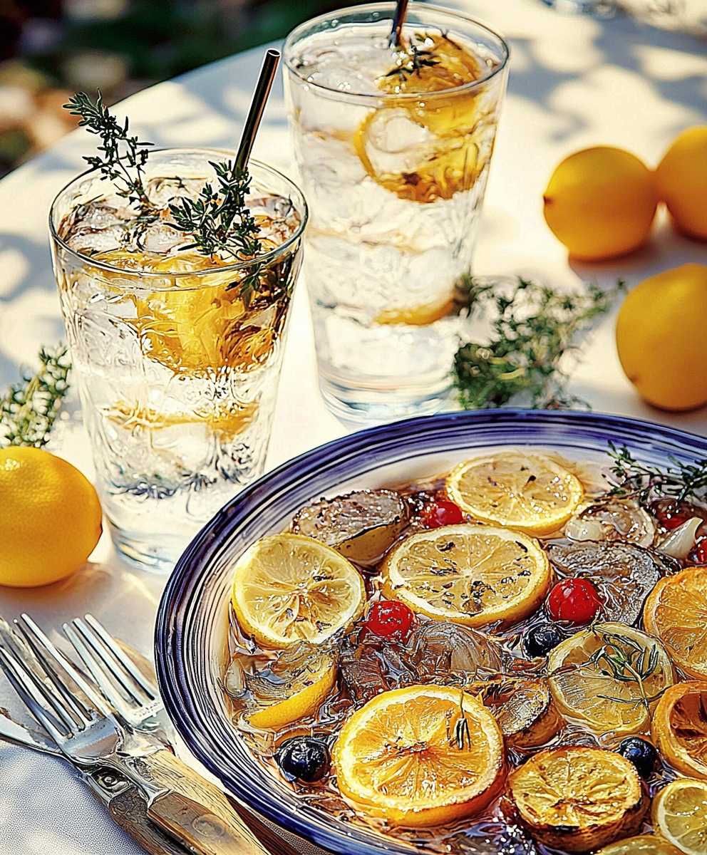 Provencal infused water