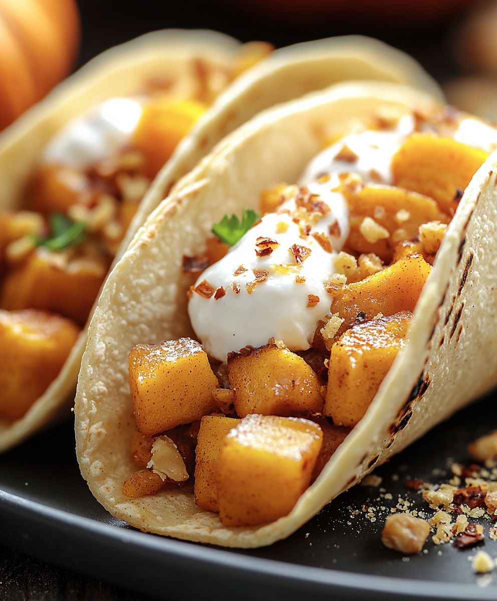 Pumpkin Pie Tacos