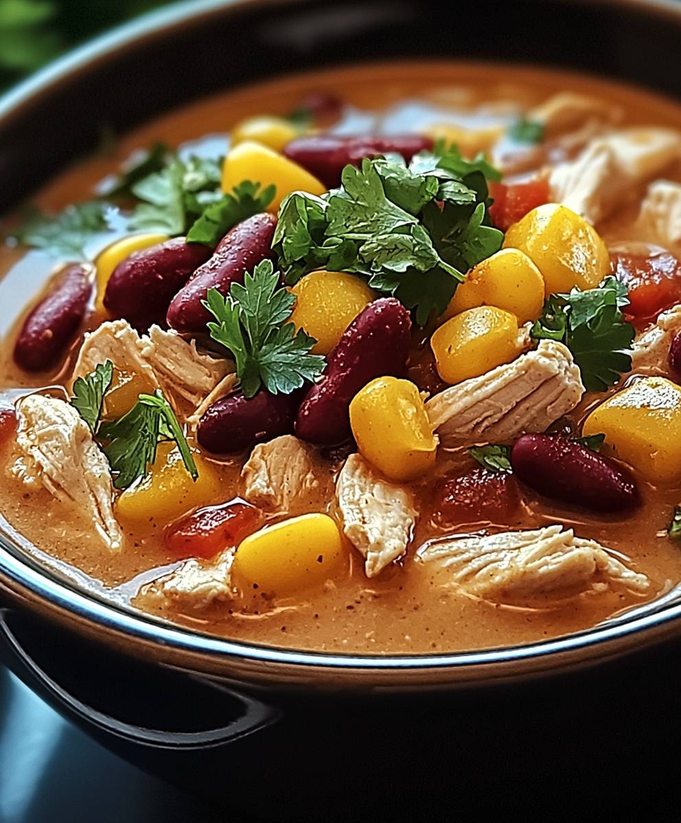 Cream Cheese Chicken Chili