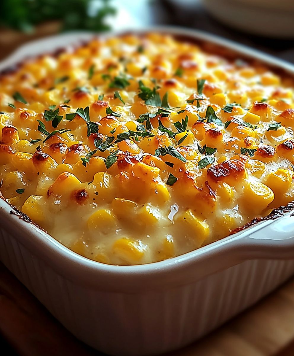 Honey Glazed Corn Casserole