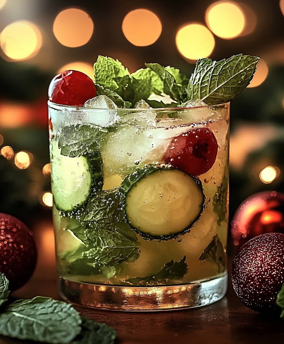 Christmas Mojito Cocktail