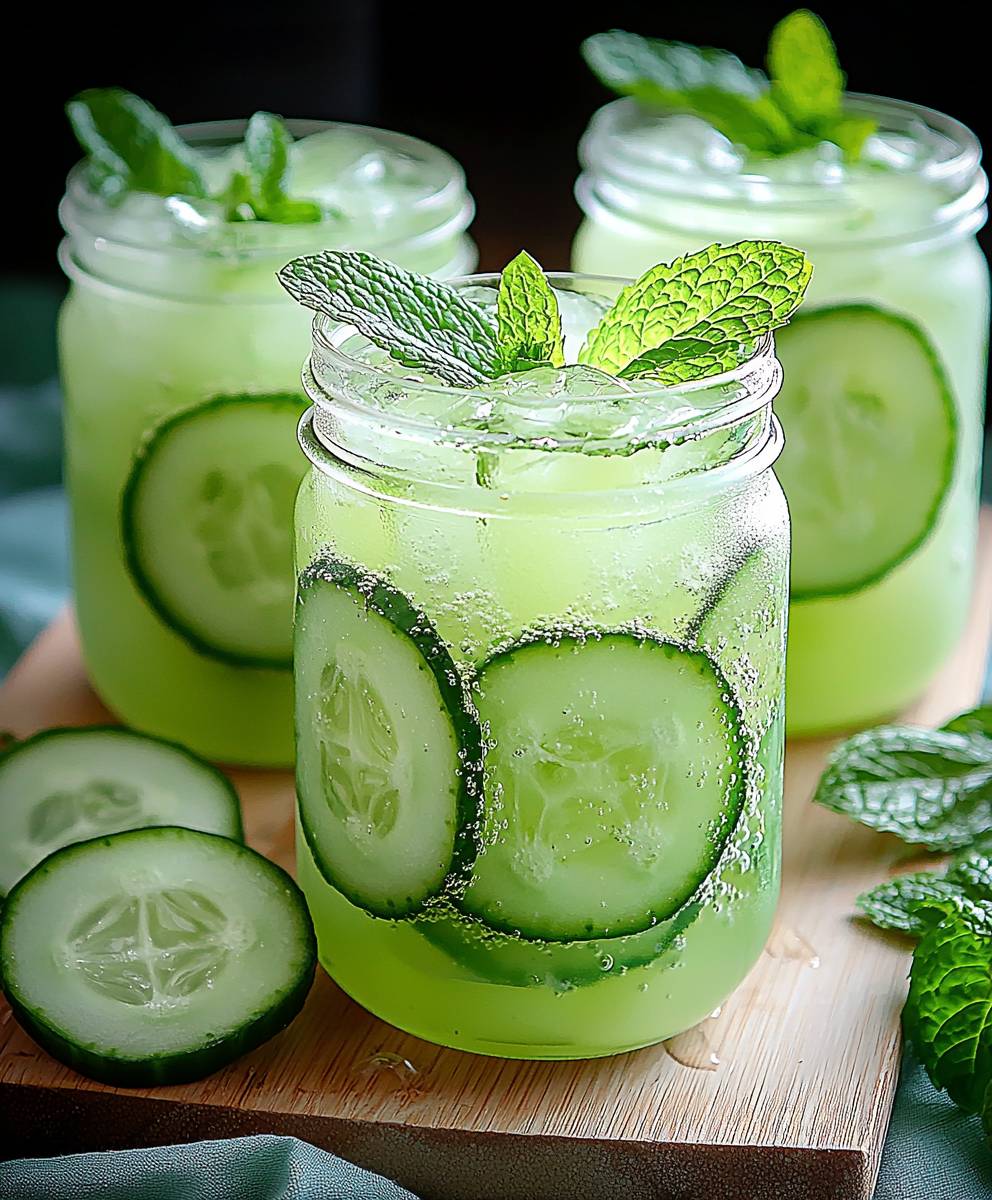 Cucumber Mint Lime Drink
