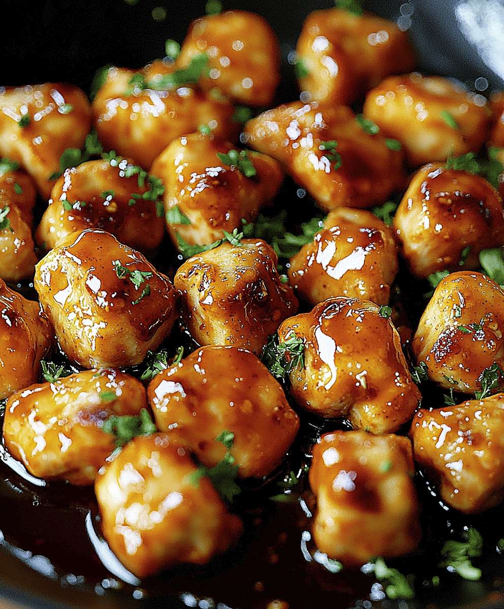 Honey Garlic Chicken Bites