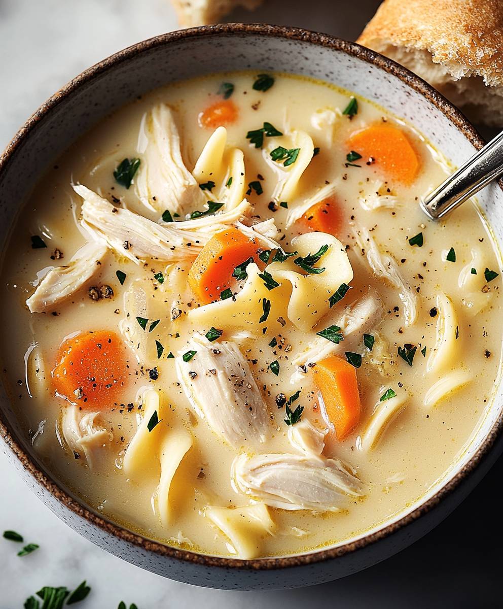 Creamy Chicken Noodle Soup