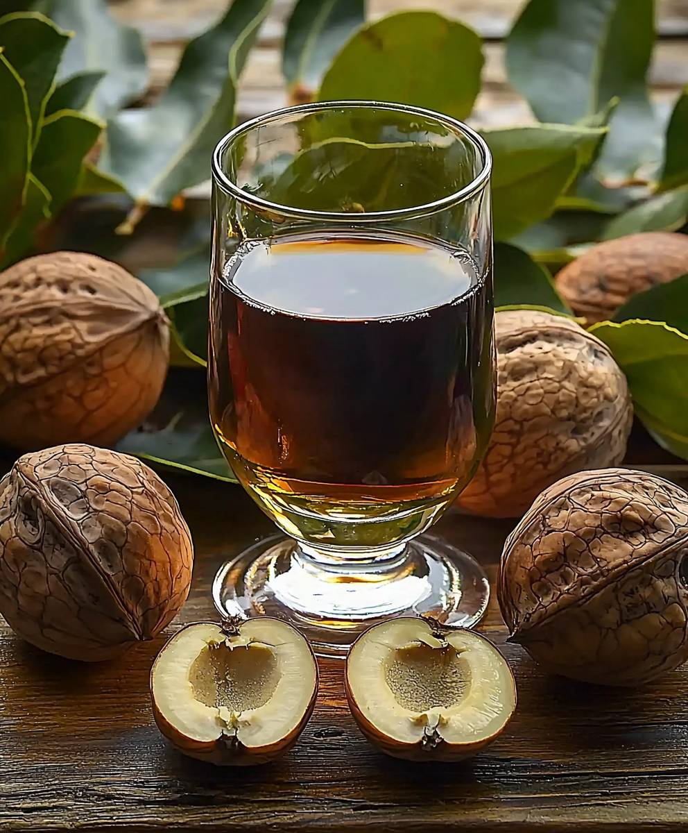 Walnut wine