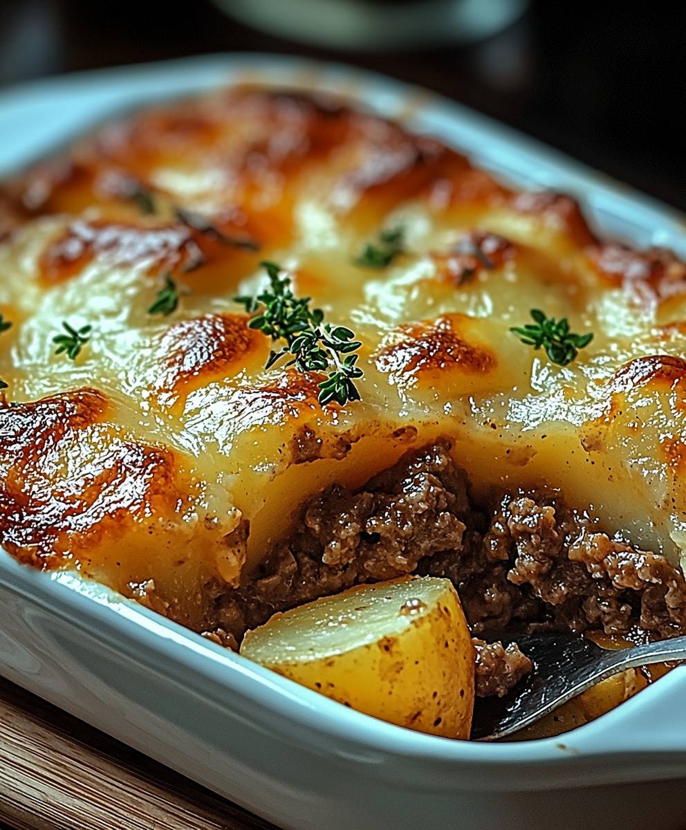 Hamburger potato casserole