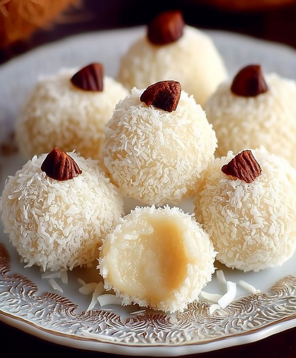 Coconut cream balls
