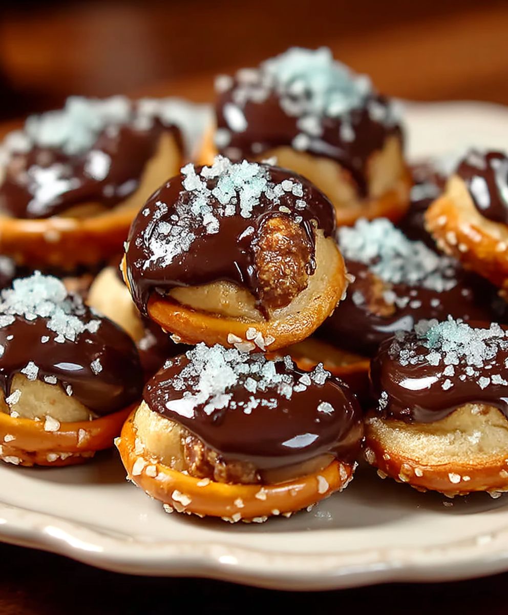 Cookie Dough Pretzel Bites