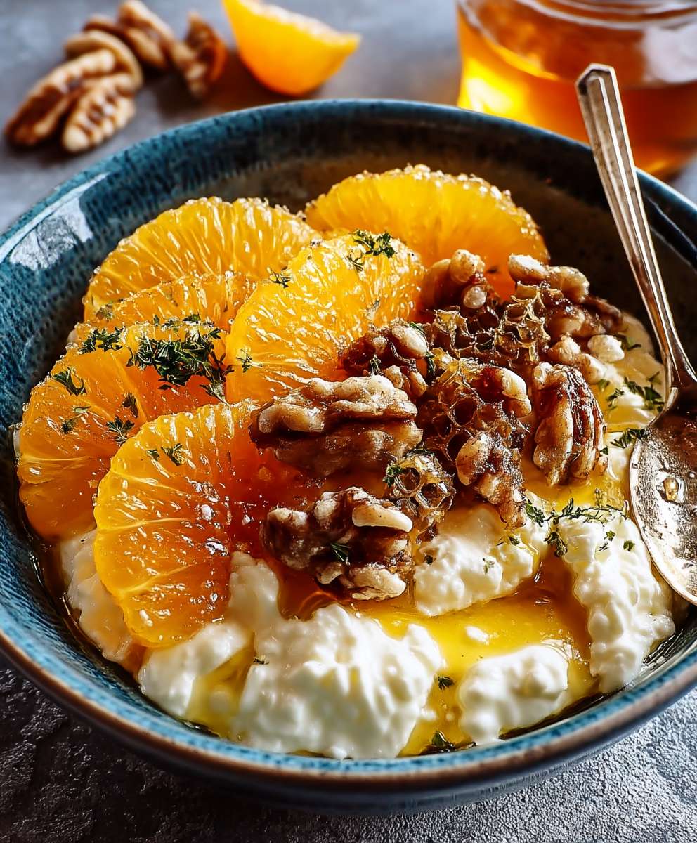 Citrus ricotta breakfast bowl