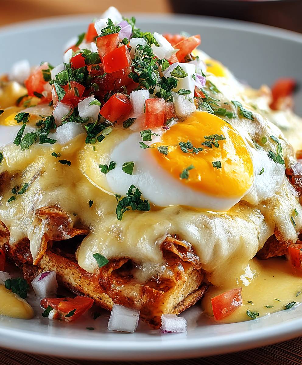 Chilaquiles Eggs Benedict